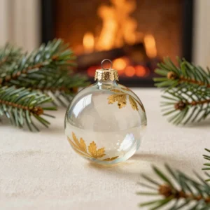 Mouth-Blown Starlight Glass Bauble